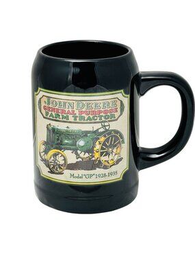 John Deere Ceramic Mug Farm Tractor Black Model GP 1928-1935 Graphic Wrap
